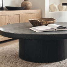 Load image into Gallery viewer, Provincial Platform Coffee Table _ 2 Sizes _ Textured Black