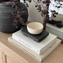 Load image into Gallery viewer, Mini Pedestal Tray _ Reclaimed Wood _ Black