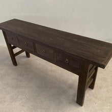 Load image into Gallery viewer, Wabi-Sabi Hallway Table _ Antique Brown