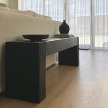 Load image into Gallery viewer, Platform Bench _ Chunky _ Modern Textured Black