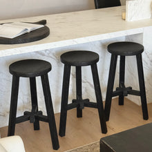 Load image into Gallery viewer, Artisan Bar Stool _ Textured Black