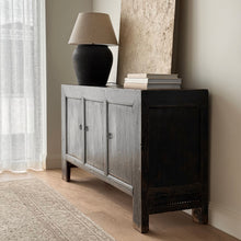Load image into Gallery viewer, Authentic Antique Sideboard _ 157cm _ Rustic Black