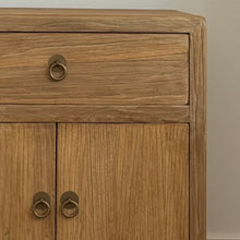 Load image into Gallery viewer, Antique Bedside Table _ Honey Elm