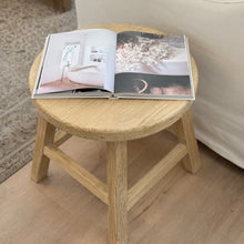 Load image into Gallery viewer, Organic Boho Side Table _ Blonde Elm