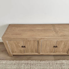 Load image into Gallery viewer, Antique TV Unit _ Six Door _ 220cm _ Aged Elm
