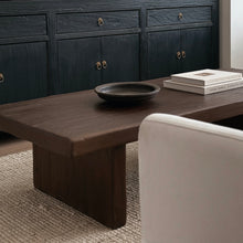 Load image into Gallery viewer, Wabi-Sabi Platform Coffee Table _ Antique Brown