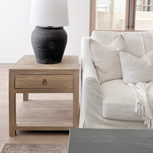 Load image into Gallery viewer, Farmhouse Lamp Table _ X-Large _ Aged Elm