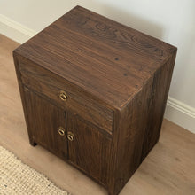 Load image into Gallery viewer, Wabi Bedside Table _ Antique Brown