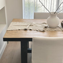 Load image into Gallery viewer, Heritage Dining Table _ 210cm _ Black + Honey Elm