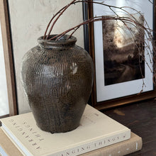Load image into Gallery viewer, Antique Glazed Pottery _ V2 _ Rustic Brown