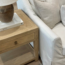 Load image into Gallery viewer, Farmhouse Lamp Table _ X-Large _ Aged Elm