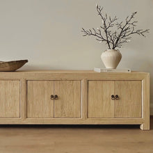 Load image into Gallery viewer, Organic TV Unit _ Six Door _ Blonde Elm _ 2 Sizes