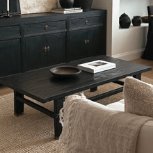Load image into Gallery viewer, Oriental Coffee Table _ 140cm _ Textured Black