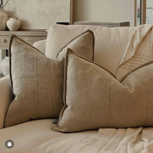 Load image into Gallery viewer, Cushion _ European Linen _ Natural _ 2 Sizes
