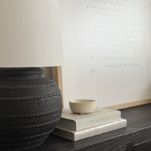 Load image into Gallery viewer, Provincial Lamp by Impreshens _ Australian Made _ Rustic Black + White Taper Shade