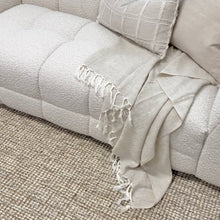 Load image into Gallery viewer, Rug _ Organic Jute & Wool _ Grey White