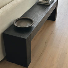 Load image into Gallery viewer, Platform Bench _ Chunky _ Modern Textured Black