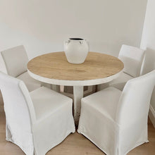 Load image into Gallery viewer, Hamptons Dining _ White + Honey Elm _ 2 Sizes