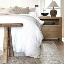 Load image into Gallery viewer, Farmhouse Bedside Table _ XL _ Aged Elm