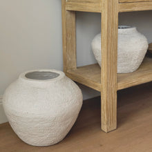 Load image into Gallery viewer, Textured White Pot _ 2 Sizes
