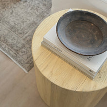 Load image into Gallery viewer, Organic Drum Side Table _ Large _ Blonde Elm