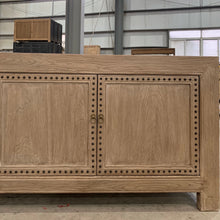 Load image into Gallery viewer, Studded Antique Sideboard _ 140cm _ Aged Elm