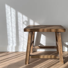 Load image into Gallery viewer, French Provincial Side Table _ XL _ Distressed Brown