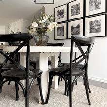 Load image into Gallery viewer, Hamptons Dining _ White + Honey Elm _ 2 Sizes