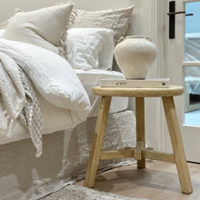Load image into Gallery viewer, Organic Side Table _ Tri-Leg _ Blonde Elm