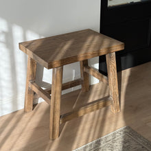 Load image into Gallery viewer, French Provincial Side Table _ XL _ Distressed Brown