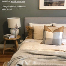 Load image into Gallery viewer, Farmhouse Side Table _ Tri-Leg _ Aged Elm