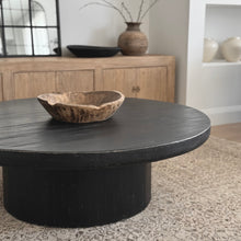 Load image into Gallery viewer, Provincial Platform Coffee Table _ 2 Sizes _ Textured Black