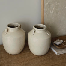 Load image into Gallery viewer, Antique Glazed Pottery _ Beige