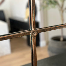 Load image into Gallery viewer, American Farmhouse Mirror _ Antique _ Wrought Iron