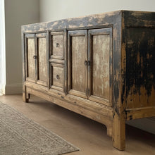 Load image into Gallery viewer, Authentic Antique Sideboard _ Distressed Elm _ 190cm