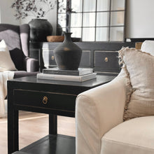 Load image into Gallery viewer, Provincial Farmhouse Lamp Table _ Large _ Black
