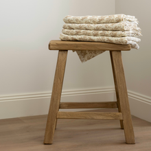 Load image into Gallery viewer, Antique Worker Stool _ Aged Elm