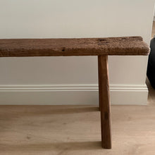 Load image into Gallery viewer, Antique Skinny Bench _ Earthy Brown