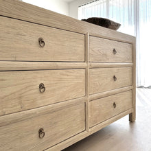 Load image into Gallery viewer, Organic Six Drawer Chest _ 160cm _ Blonde Elm