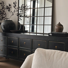 Load image into Gallery viewer, Heritage Sideboard _ Ten Drawer _ Textured Black