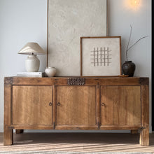 Load image into Gallery viewer, Authentic Antique Sideboard _ Raw Natural Elm _ 190cm
