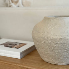 Load image into Gallery viewer, Mediterranean Textural Pot _ Beige