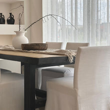 Load image into Gallery viewer, Heritage Dining Table _ 210cm _ Black + Honey Elm