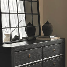 Load image into Gallery viewer, Provincial Six Drawer Chest _ Textured Black