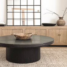 Load image into Gallery viewer, Provincial Platform Coffee Table _ 2 Sizes _ Textured Black