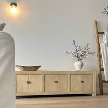 Load image into Gallery viewer, Organic TV Unit _ Six Door _ Blonde Elm _ 2 Sizes