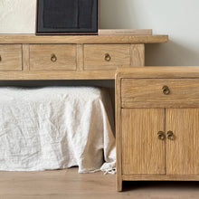 Load image into Gallery viewer, Wooden Bedside Table with rustic finish
