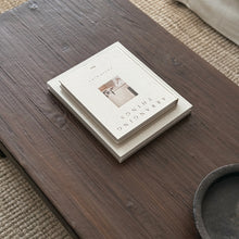 Load image into Gallery viewer, Wabi-Sabi Platform Coffee Table _ Antique Brown