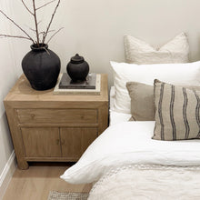 Load image into Gallery viewer, Mediterranean Bedside Table _ XL _ Aged Elm