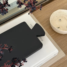 Load image into Gallery viewer, Mini Pedestal Tray _ Reclaimed Wood _ Black